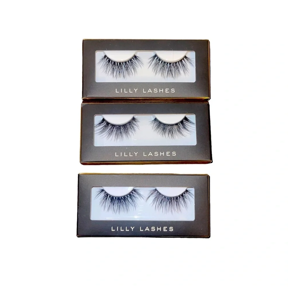 BUNDLE LILLY LASHES Premium Synthetic Faux Mink Lash (3 Pairs) NWT